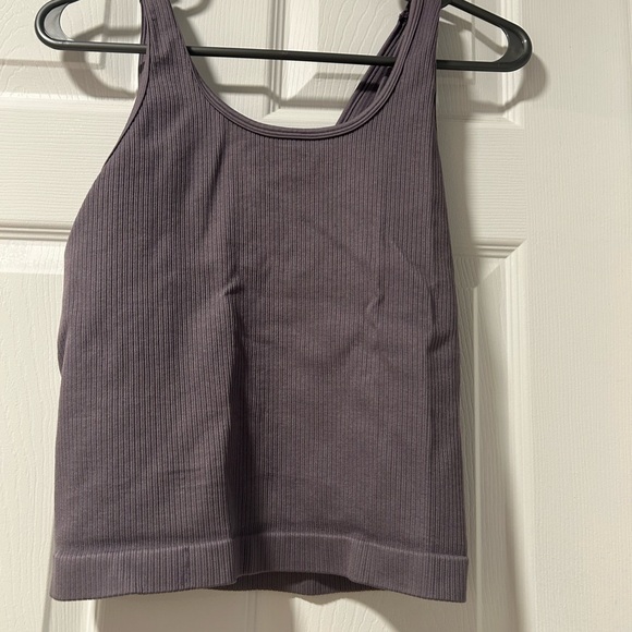 Target Tops - Target Women's Ribbed Tank Top in Dusty Mauve